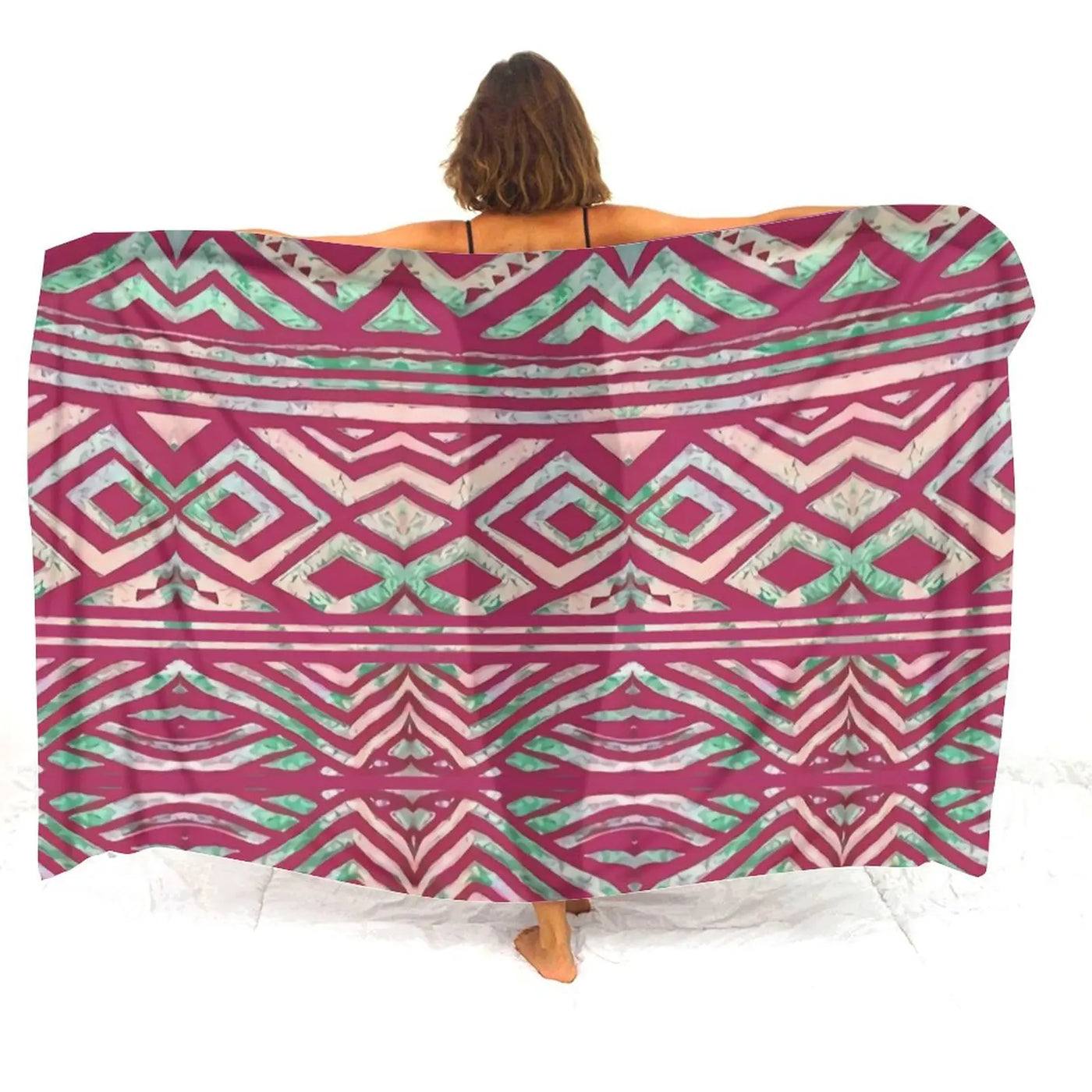 Floral Polynesian Swim Cover-Up | OWNLUXE