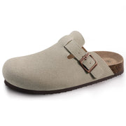 Women's Adjustable Leather Slippers (Black No Strap) – Shop at OWNLUXE