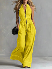 Women's Sleeveless Jumpsuit | OWNLUXE