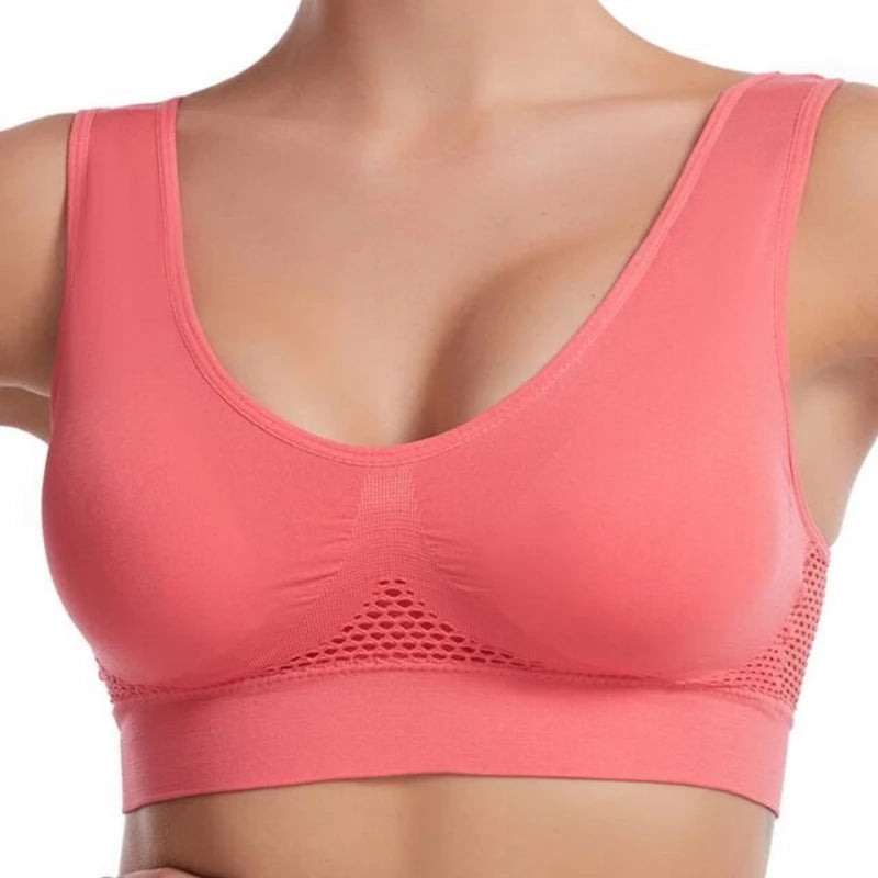 Breathable Wire-Free Sports Bra | OWNLUXE