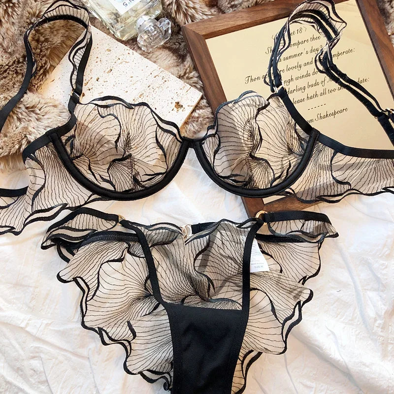 Lace Mesh Briefs | OWNLUXE