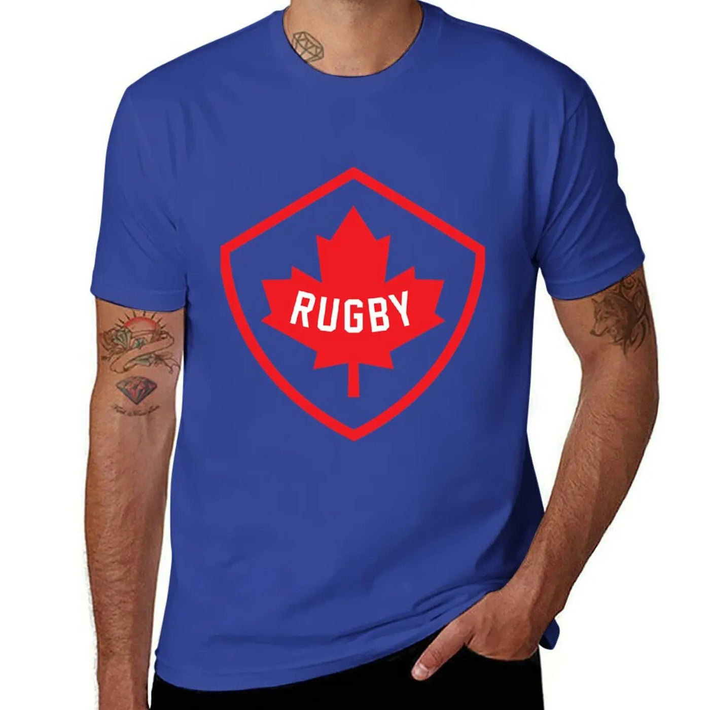 Canada Rugby Graphic T-Shirt – Oversized Plus Size | OWNLUXE
