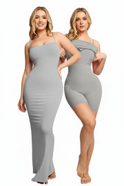 2-in-1 Shapewear Dress with Tummy Control & Butt Lifter - Slimming Camisole | OWNLUXE