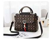 Luxury Designer Shoulder Bag - Women's Printed Monogram Tote Handbag