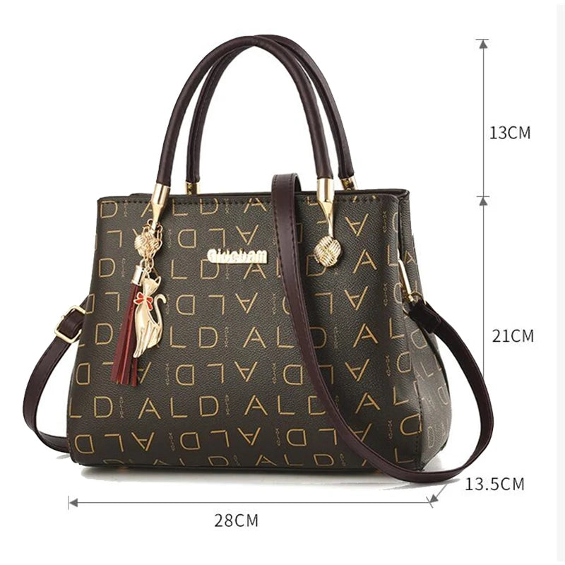 Large Capacity Satchel Bag – PU Leather Crossbody Tote | OWNLUXE