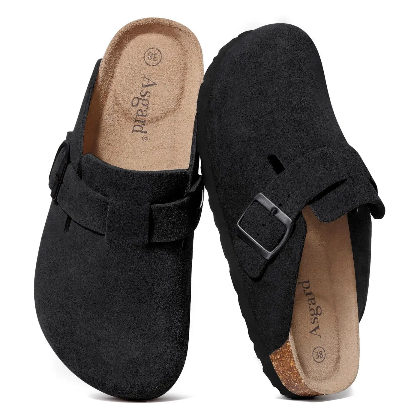 Women's Arch Support Adjustable Leather Slippers | OWNLUXE