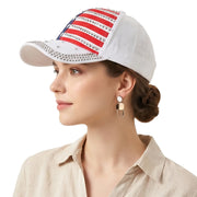 Adjustable Rhinestone Studded Flag | OWNLUXE