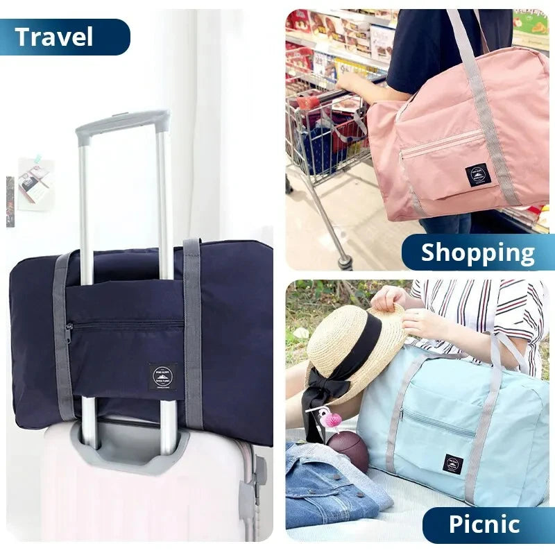 Foldable Oxford Fabric Travel Duffel Bag | OWNLUXE