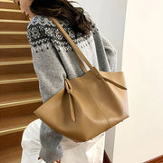 Large Capacity PU Leather Composite Bag Set - 2-in-1 Shoulder Handbag | OWNLUXE