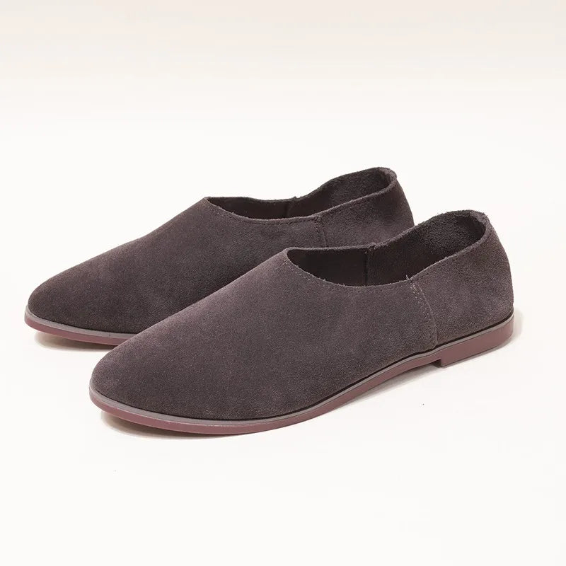 Women's Pointed Toe Leather Loafers – Shop at OWNLUXE