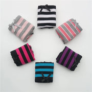 Women's Cotton Bikini Briefs 5-Pack | Striped Low-Rise Underwear | OWNLUXE