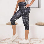 Load image into Gallery viewer, Women&#39;s High-Stretch Calf-Length Yoga Leggings with Utility Pockets
