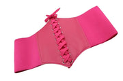 Faux Leather Wide Waist Belt | OWNLUXE