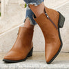 Vintage Pointed-Toe Leather Boots | OWNLUXE