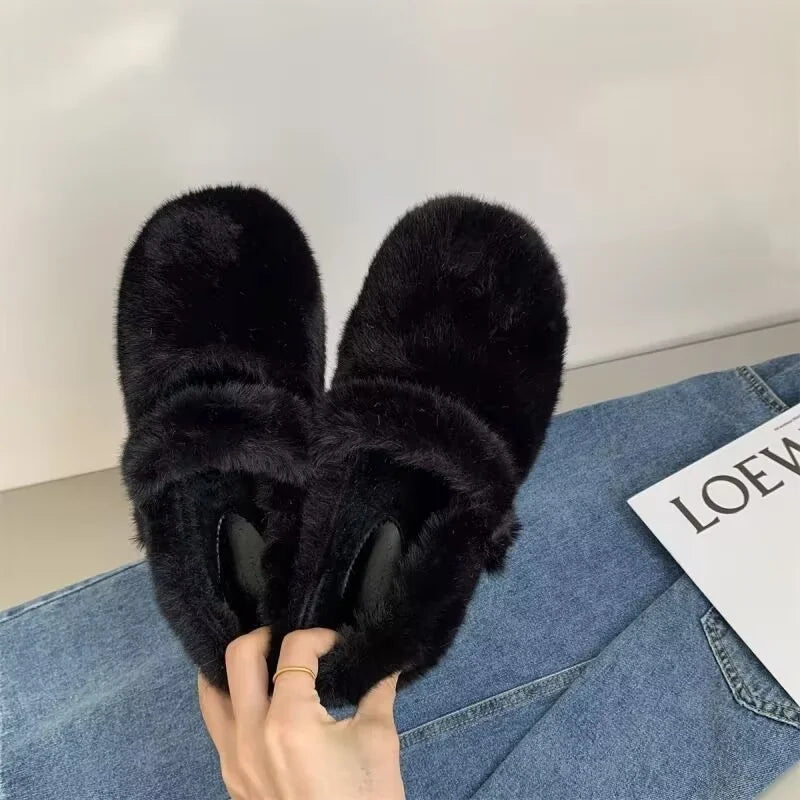Women's Round Toe Cotton Loafers – Shop at OWNLUXE