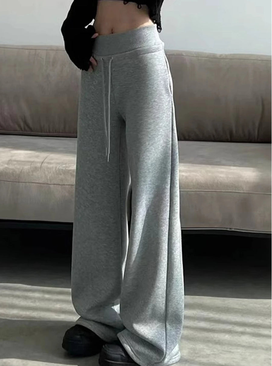 Women's High-Waist Wide-Leg Straight-Leg Pants | OWNLUXE
