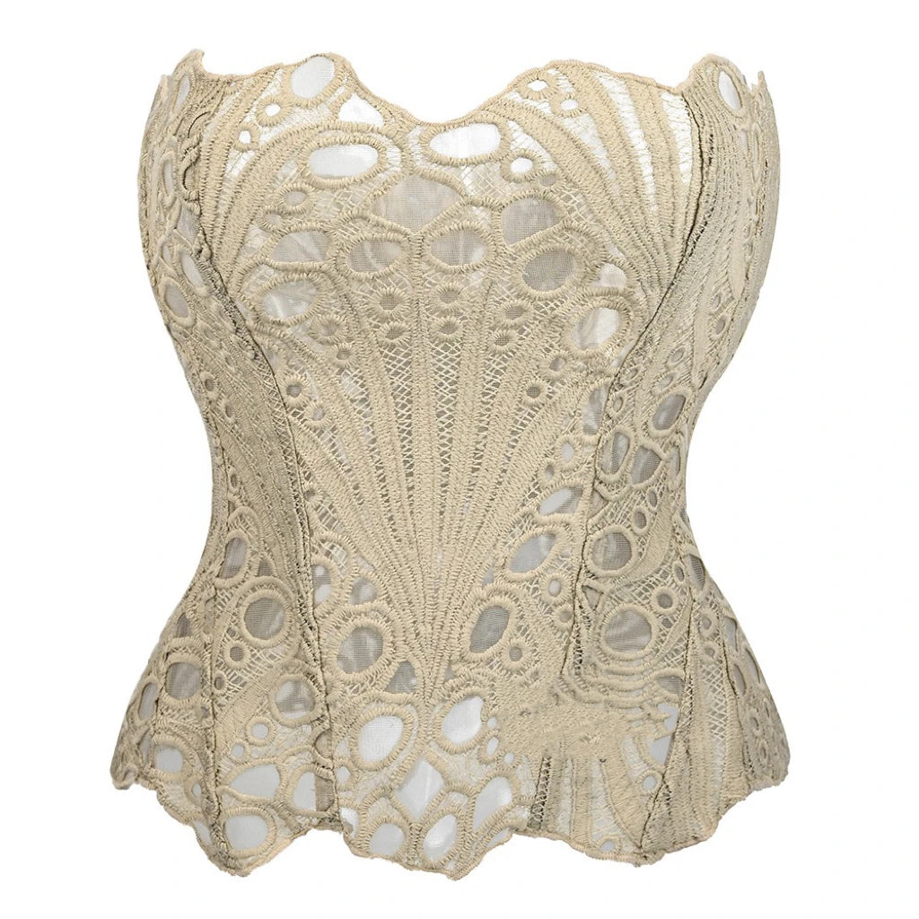 Lace Floral Corset | OWNLUXE