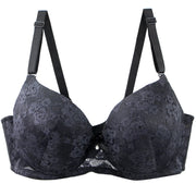 Bow Floral Print Extended-Size Purple Red | OWNLUXE