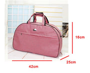Women's PU Leather Travel Duffle Bag – Geometric Design Weekender