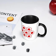 Maple Leaf Canada Canadian Is My Happy Place Mug Funny Ceramic Coffee Cups Tea Mugs Milk Cup Drinkware Gift for Friends