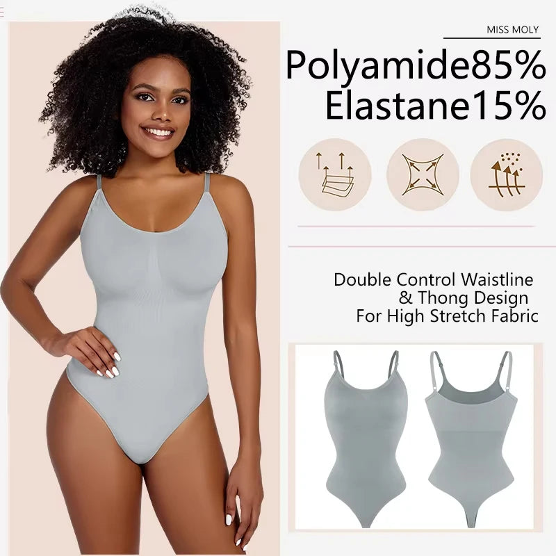 Smooth Full-Length Thong Body Shaper | OWNLUXE