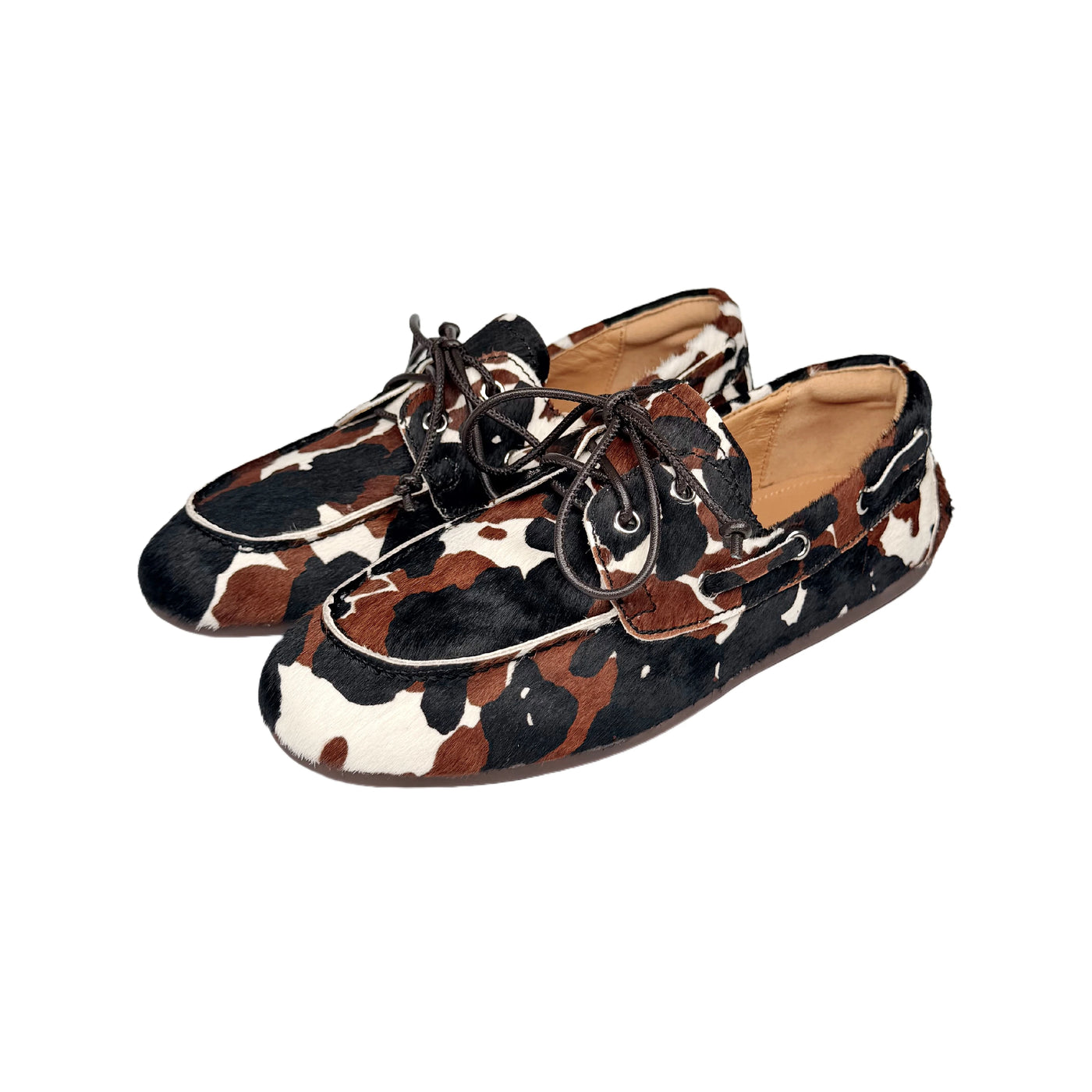 Women's Round Toe Lace Leather Loafers – Shop at OWNLUXE