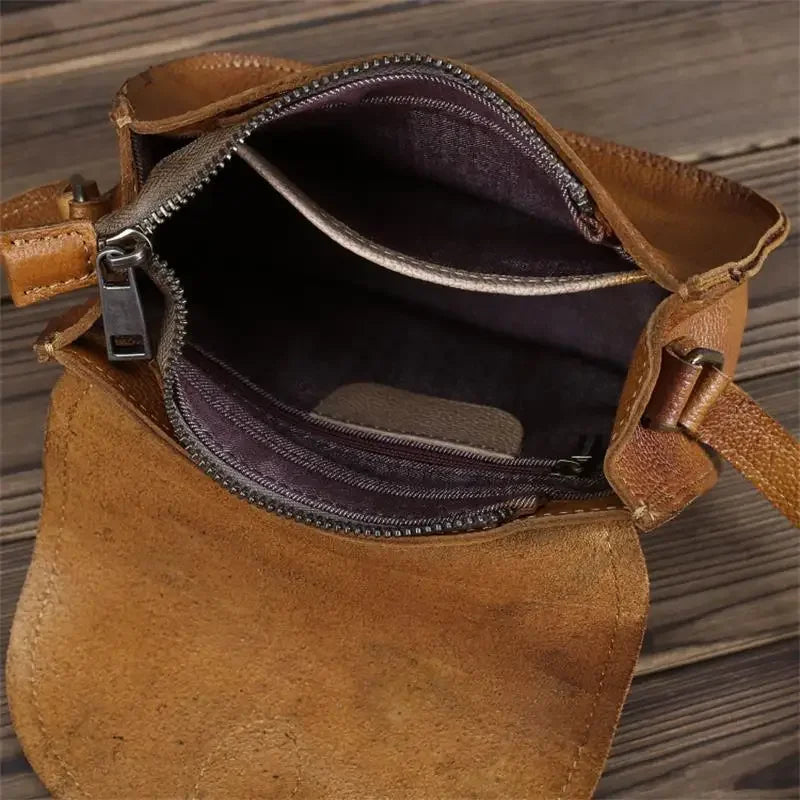 New Fashion Women Leather Shoulder Bag Real Cowhide Leather Crossbody Bags Luxury Designer Ladies Shoulder Bag Vintage Women Bag
