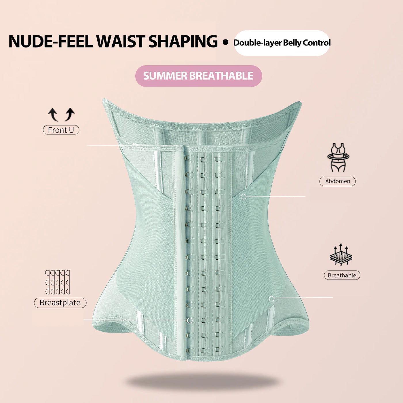 Firm Control Underwire Waist Cincher – Sculpted Waist Support