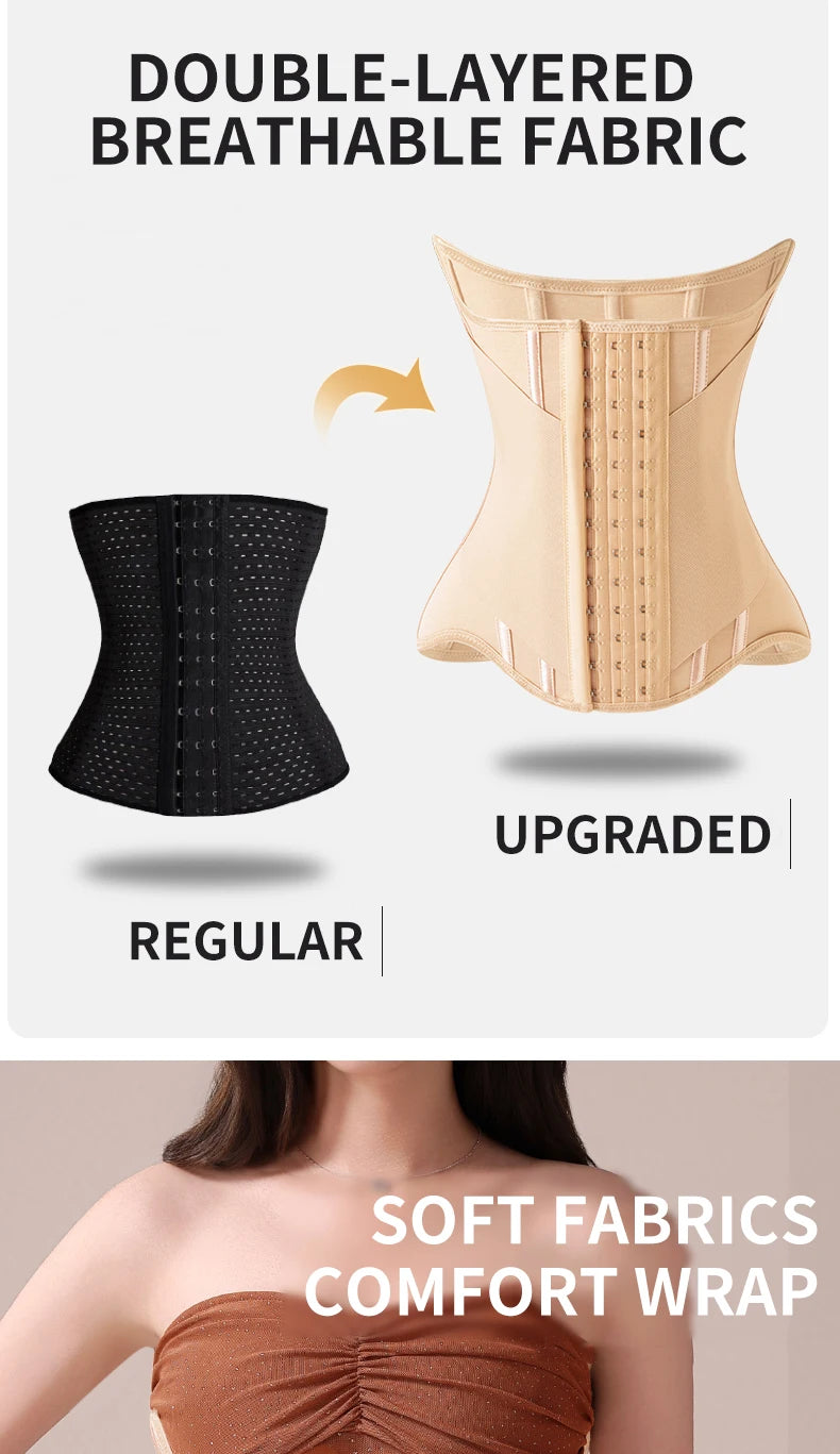 Firm Control Waist Cincher Corset – Underwire Shaping