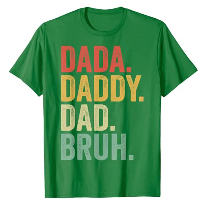 Dad Bruh Vintage Tee – Funny Father’s Day Shirt | T-shirt humoristique pour papa – Fête des Pères