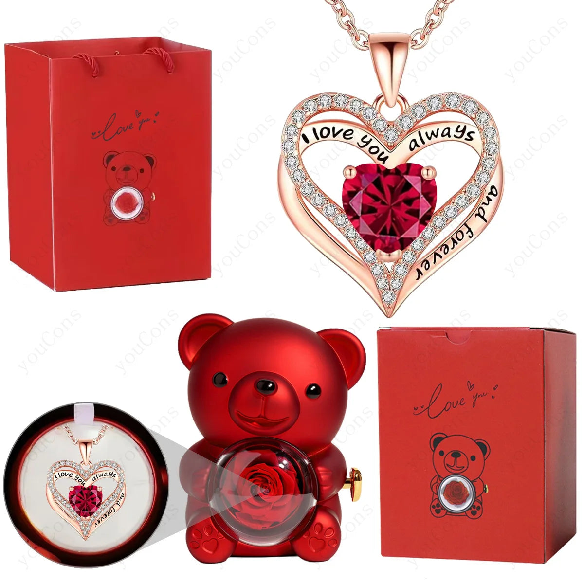 Red Heart Necklace Pendant | OWNLUXE