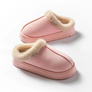 Women’s Fluffy Winter Indoor Slippers with Thick EVA Sole
