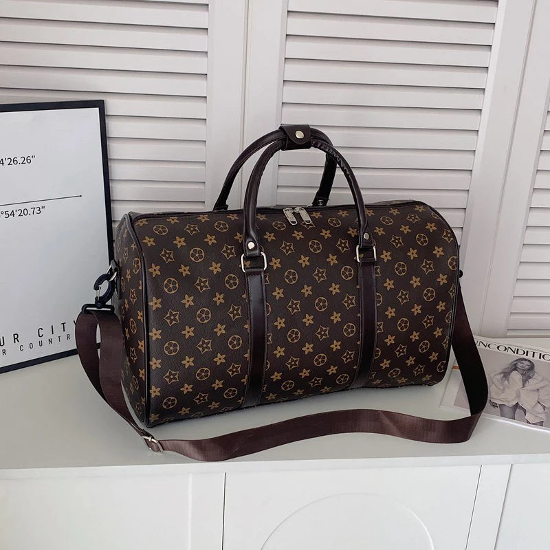 PU Leather Travel Duffle Bag | Sac de voyage en cuir PU