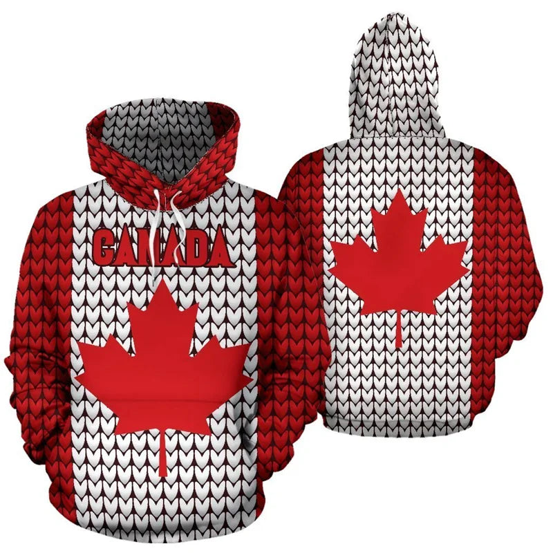 Canada 3d All Over Printed Maple Leaf Generation Zipped | OWNLUXE