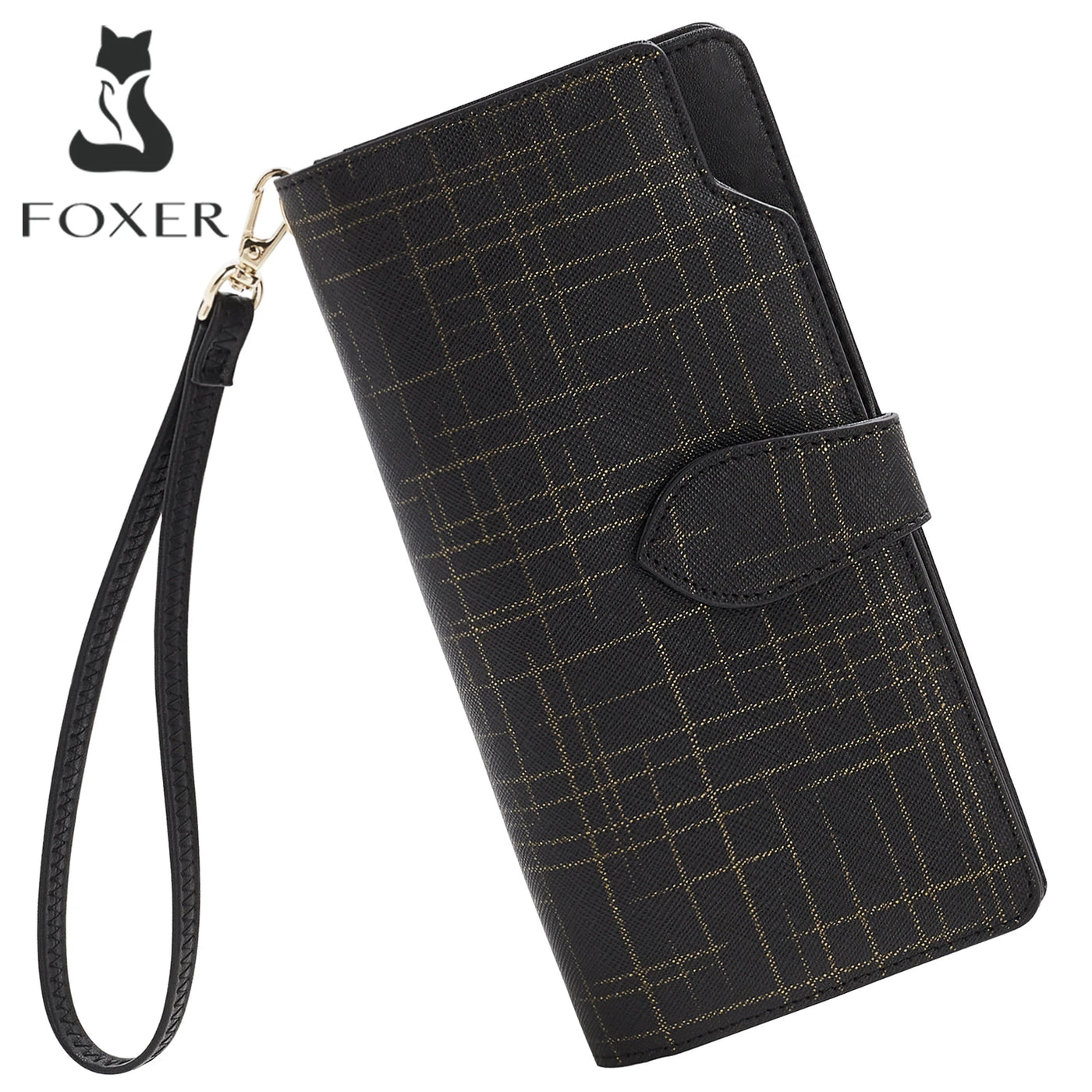 Split Leather Long Wallet | OWNLUXE