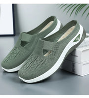Breathable Mesh Slip‑On Flats – Lightweight Everyday Shoes