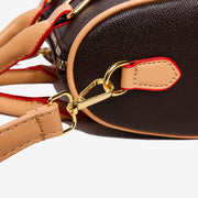 Vintage Brown Boston Bag – Lightweight Crossbody | OWNLUXE