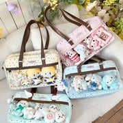Spacious Lace Transparent Display Ita Bag – Shop at OWNLUXE