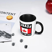 Maple Leaf Canada Canadian Is My Happy Place Mug Funny Ceramic Coffee Cups Tea Mugs Milk Cup Drinkware Gift for Friends