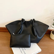 Large Capacity PU Leather Composite Bag Set - 2-in-1 Shoulder Handbag | OWNLUXE