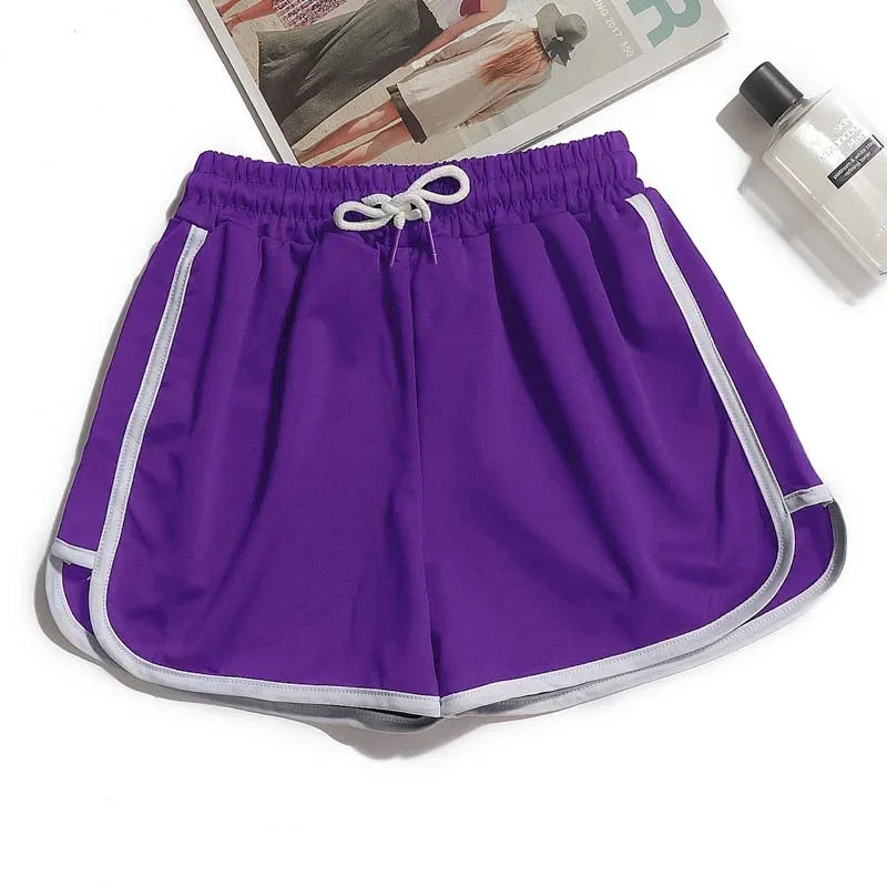 Striped Relaxed-Fit Sport Yoga Shorts | OWNLUXE