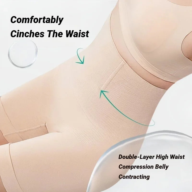 Women's High Waist Seamless Tummy Control Shapewear (Skin) | OWNLUXE