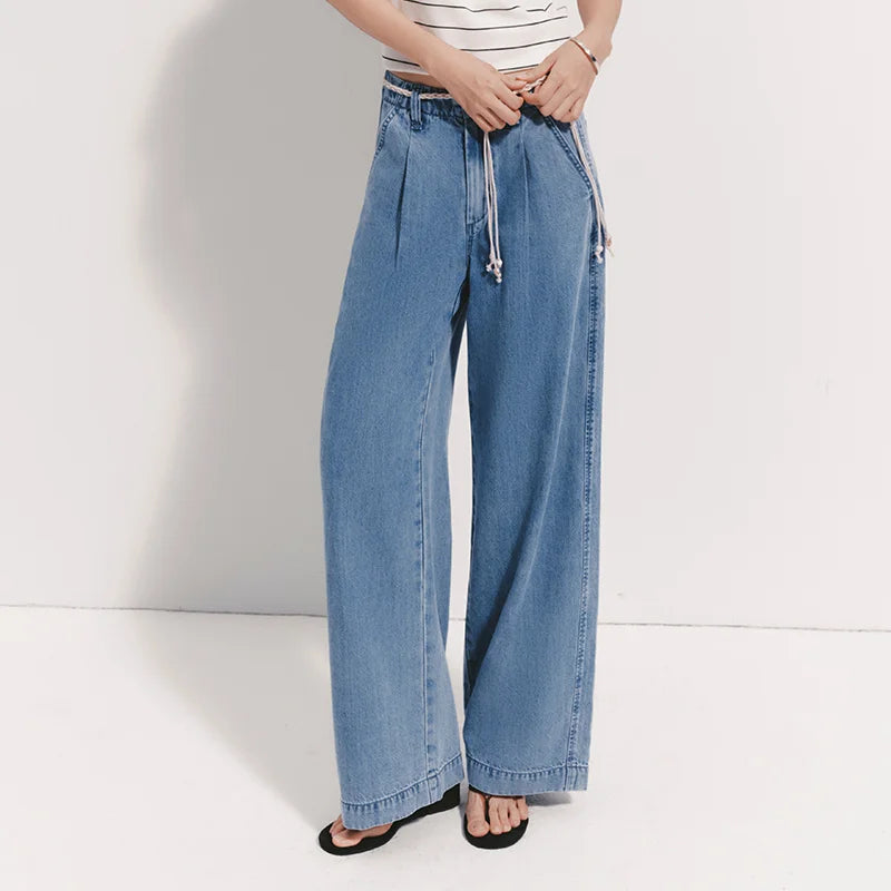Jeans Cool Wide-Leg Denim Pants | OWNLUXE