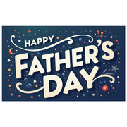 Happy Father’s Day Party Banner – Large 180×110 cm Backdrop