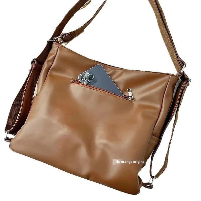 Waterproof PU Shoulder Bag – Compact, Versatile & Travel-Ready