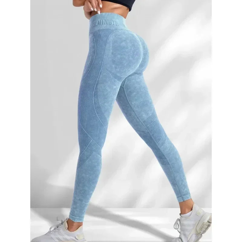 Women's High Waist Seamless Leggings (Brown) | OWNLUXE
