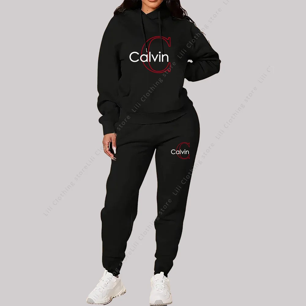 Women's Tracksuit Aesthetic Hoodie | OWNLUXE
