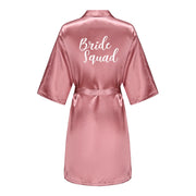 Satin Bridal Robe – Bridesmaid & Wedding Party Bathrobe | OWNLUXE