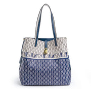 CH Women's Printed Handbag - Large Capacity Commuter Bag
