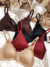 Seamless Push-Up Satin Silk Bra | OWNLUXE